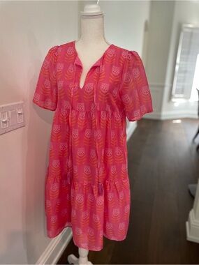 j.marie Pink Sleeveless Shift Top